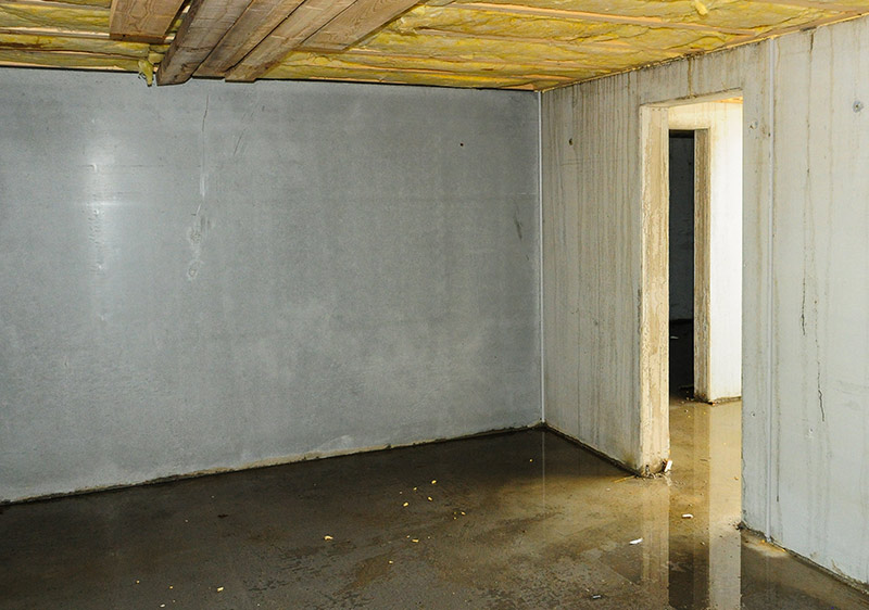 flooded basement waterproofing